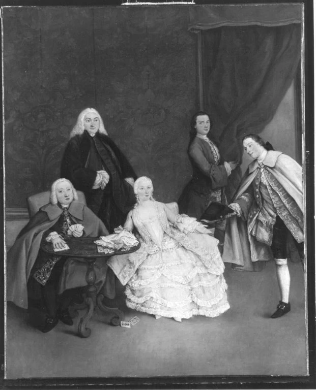 La visita (Il gioco di carte) - Bavarian State Painting Collection